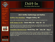 Tablet Screenshot of drift-in.org